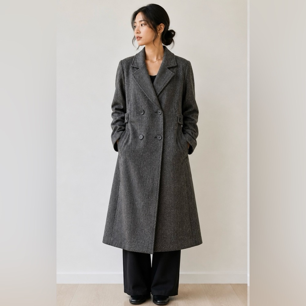 Charcoal Trench Coat